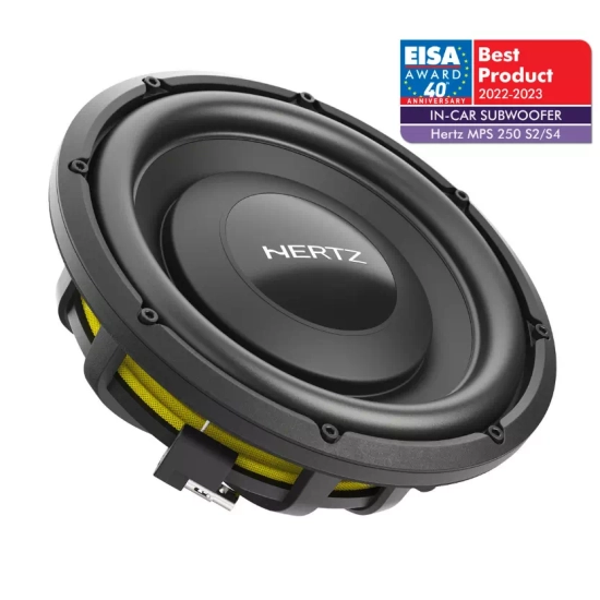Hertz MPS 250 S2 – 10-calowy płytki subwoofer klasy premium 2 Ω